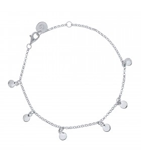 Tobilleras Tobillera Chapitas Plata