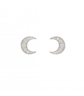 Pendientes  Pendientes Luna Cristal
