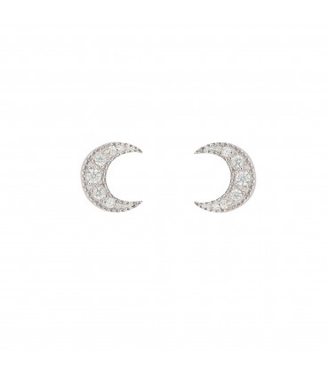 Pendientes  Pendientes Luna Cristal