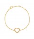 Pulseras Pulsera Corazón Hueco