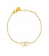 Pulseras Pulsera Corazón Doble