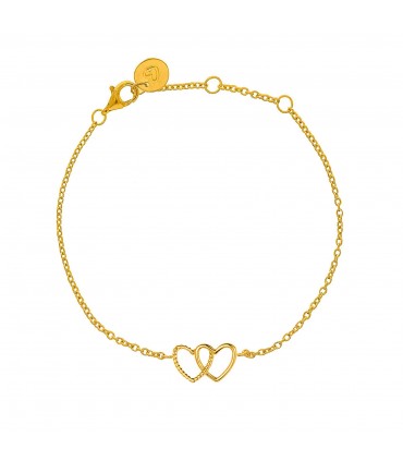 Pulseras Pulsera Corazón Doble