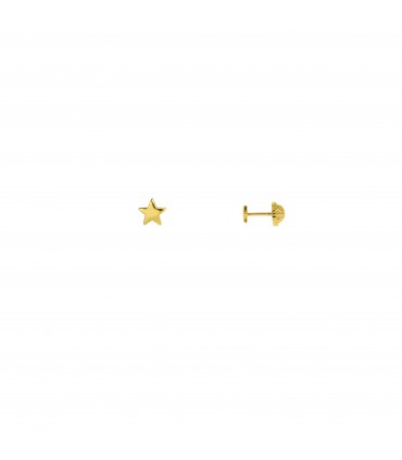 Niña y bebé Pendientes Bebé Estrella Mini