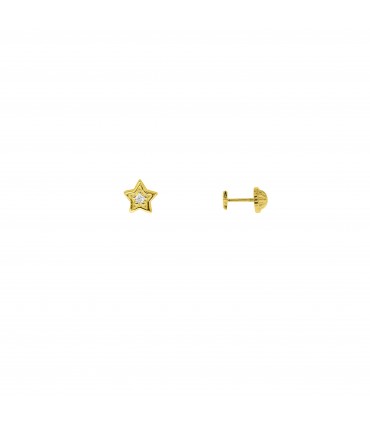 Niña y bebé Pendientes Bebé Estrella Brilli