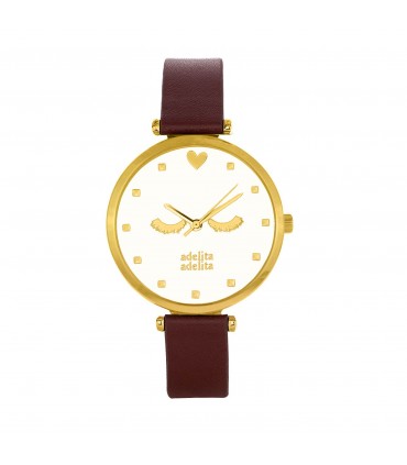 Relojes Reloj Pestañas Piel Vegana Rebel
