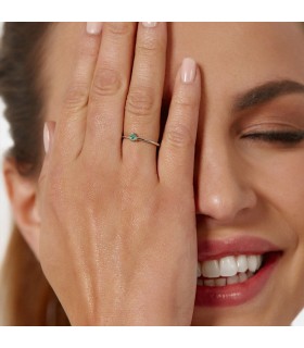 Anillos Anillo Esmeralda Plata 925