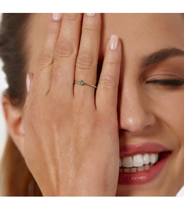 Anillos Anillo Esmeralda Plata 925
