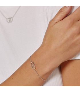 Pulseras Pulsera Corazón Doble
