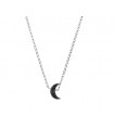 Colgante Luna Cristal Negro
