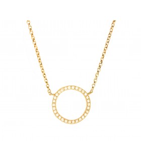 Rebajas Cadena Círculo Brilli Oro