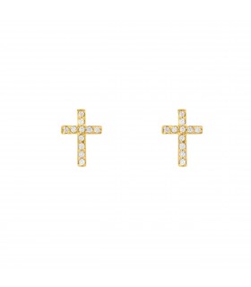Pendientes  Pendientes Cruz Cristales