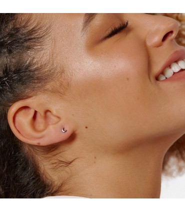 Pendientes  Pendientes Mini Luna Plata 925