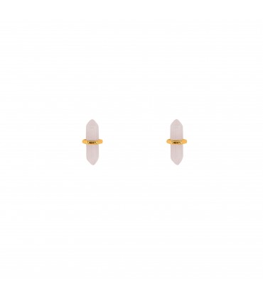 Pendientes  Pendientes Cuarzo Rosa