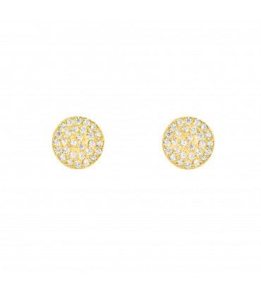 Pendientes  Pendientes Círculo Relleno Cristal