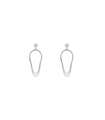 Pendientes  Pendientes Óvalo Cadena