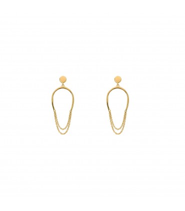 Pendientes  Pendientes Óvalo Cadena