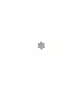 Pendientes  Pendiente Estrella 6 puntas Plata