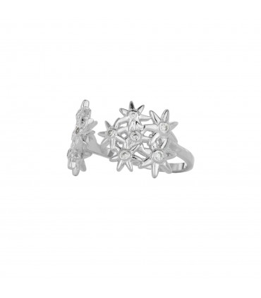 Anillos Anillo Flores Plata