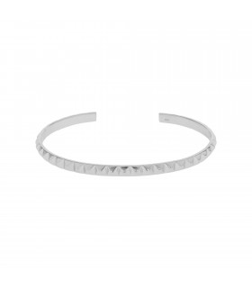 Pulseras Brazalete Plata Tachas