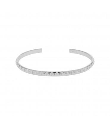 Pulseras Brazalete Plata Tachas