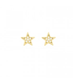 Pendientes  Pendientes Estrella Cristales