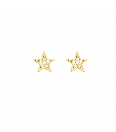 Pendientes  Pendientes Estrella Cristales