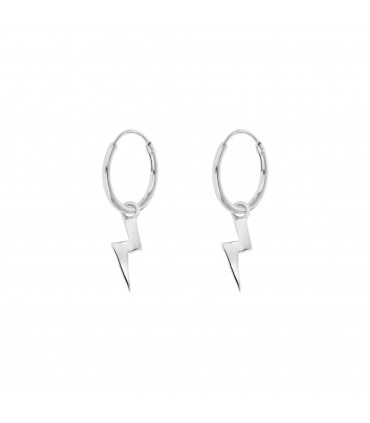 Pendientes  Aritos con Aplique Rayo