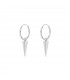 Pendientes  Aritos con Aplique Spikes