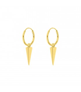 Pendientes  Aritos con Aplique Spikes