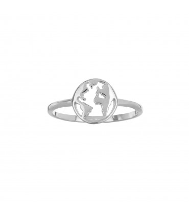 Anillos Anillo Mundo Plata 925