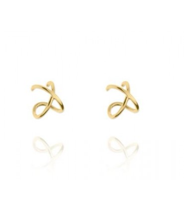 Inicio Pendiente Ear Cuff Cruzado Oro